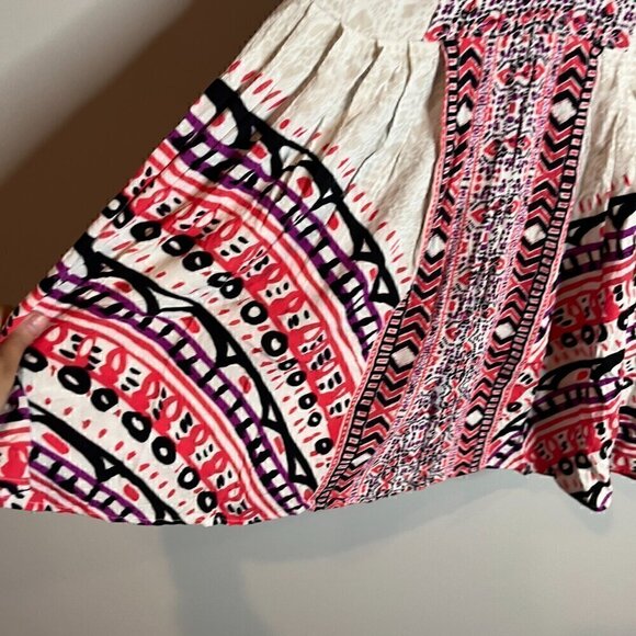 Free People Tegan Border Printed Mini Dress - Picture 5 of 8